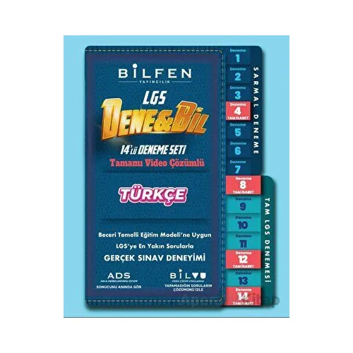 8.Sınıf Denebil Türkçe 14lü Deneme Seti (Kampanyalı) Bilfen Yayıncılık