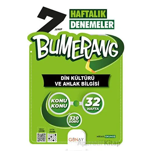7.Sınıf Din Kültürü ve Ahlak Bilgisi Denemeleri (Kampanyalı) Günay Yayınları