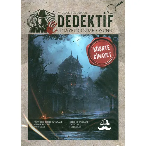 Köşkte Cinayet - Dedektif Cinayet Çözme Oyunu