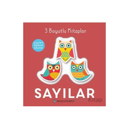 Sayılar - 3 Boyutlu Kitaplar - Kolektif - Remzi Kitabevi