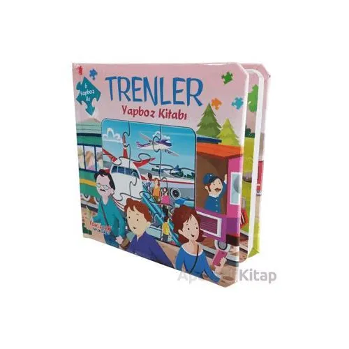 Trenler Yapboz Kitabı - Kolektif - Yumurcak Yayınları