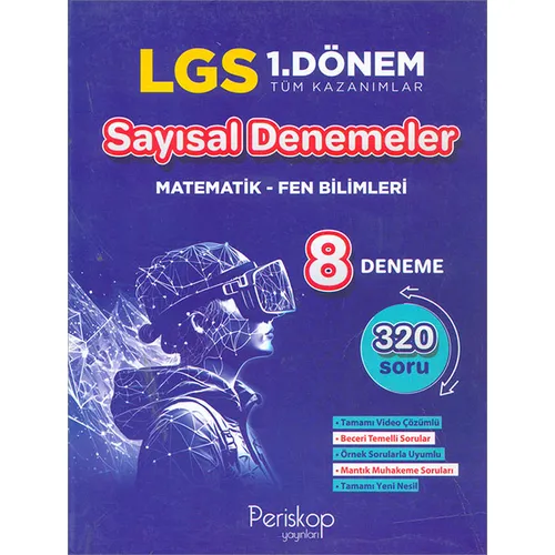 LGS 1.Dönem Matematik Fen Bilimleri 8 Deneme
