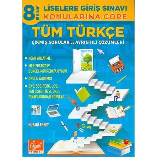 Özgül 8.Sınıf Konularına Göre Türkçe Çıkmış Sorular ve Çözümleri