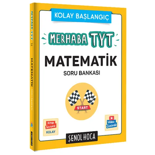 Şenol Hoca Merhaba TYT Temel Matematik Çözüm Asistanlı Soru Bankası