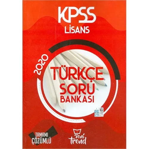 Yeni Trend 2020 KPSS Lisans Türkçe Soru Bankası