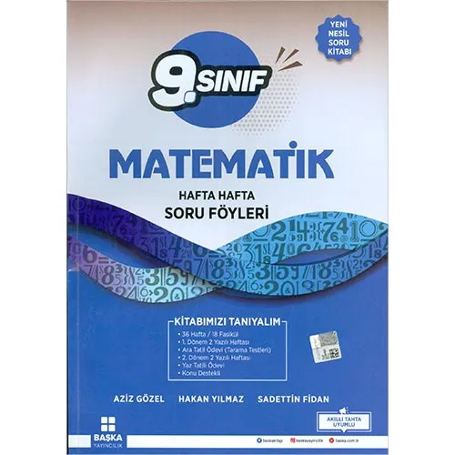 Başka 9.Sınıf Matematik Hafta Hafta Soru Föyleri