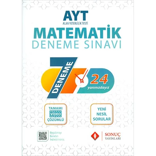AYT Matematik Özel 7 Deneme Sonuç Yayınları