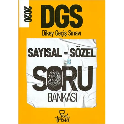 Yeni Trend 2020 DGS Sayısal Sözel Soru Bankası
