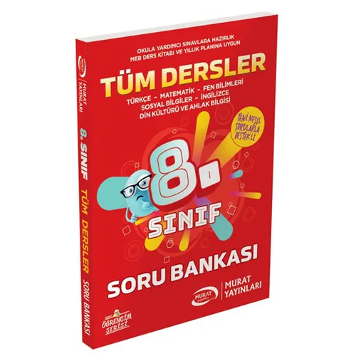 Murat 8.Sınıf Tüm Dersler Soru Bankası (Kampanyalı)