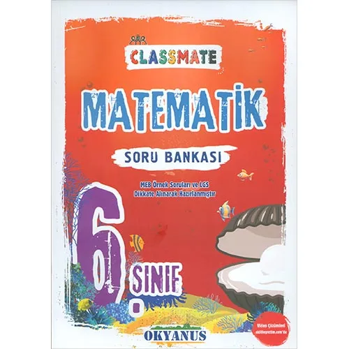 Okyanus 6.Sınıf Classmate Matematik Soru Bankası