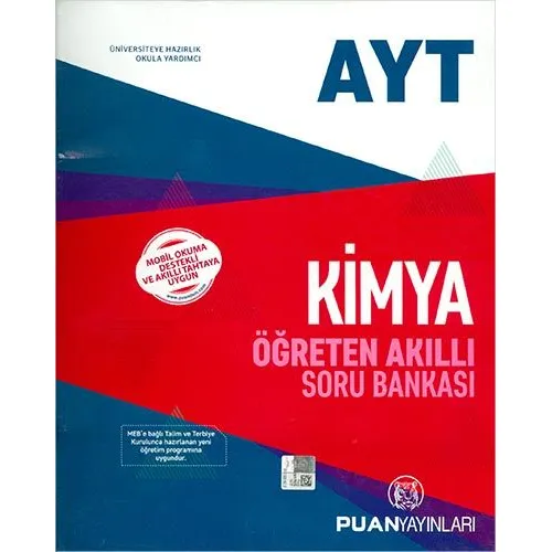 Puan AYT Kimya Öğreten Akıllı Soru Bankası