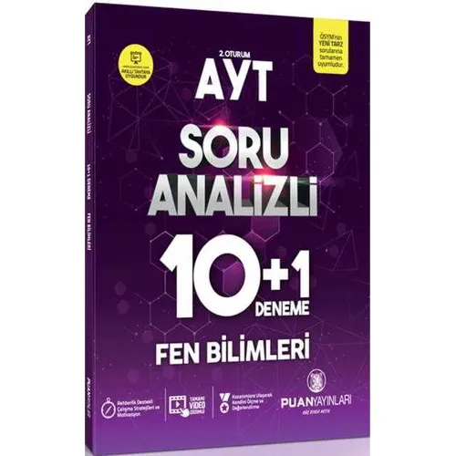 Puan AYT Fen Bilimleri Soru Analizli 10 Artı 1 Deneme