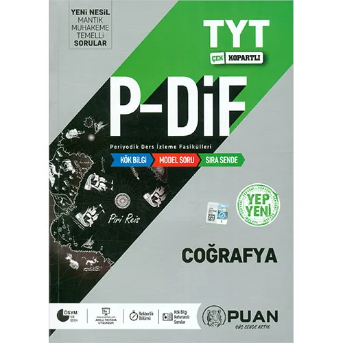 Puan TYT Coğrafya Periyodik Ders İzleme Fasikülleri