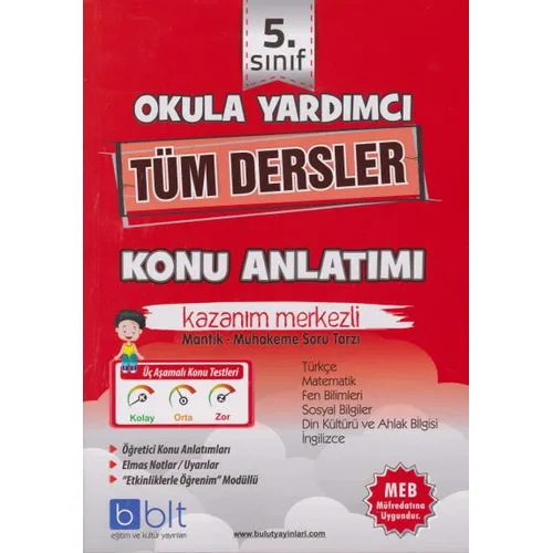 Bulut Eğitim 5.Sınıf Tüm Dersler Konu Anlatımlı