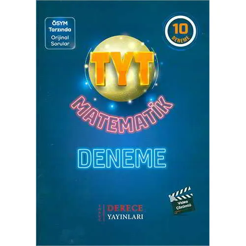 Derece TYT Matematik 10 lu Deneme Video Çözümlü