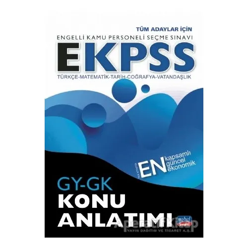 E-KPSS GY-GK Konu Anlatımı Türkçe-Matematik-Tarih-Coğrafya-Vatandaşlık