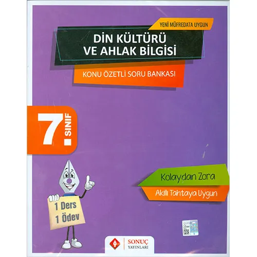 Sonuç 7.Sınıf Din Kültürü Konu Özetli Soru Bankası
