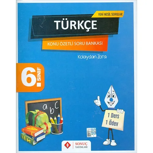 Sonuç 6.Sınıf Türkçe Konu Özetli Soru Bankası