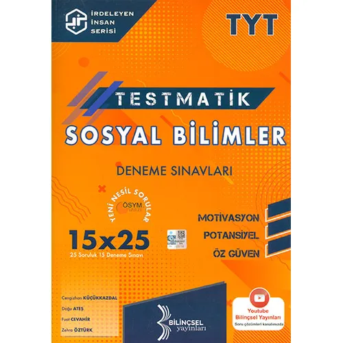 Bilinçsel TYT Sosyal Bilimler Testmatik Deneme Sınavları