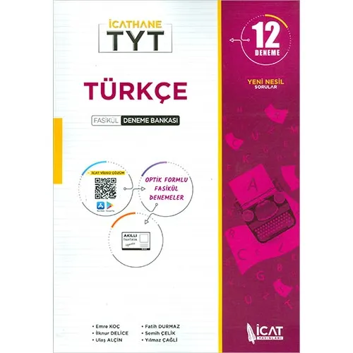 TYT Türkçe Deneme Bankası İcat Yayınları