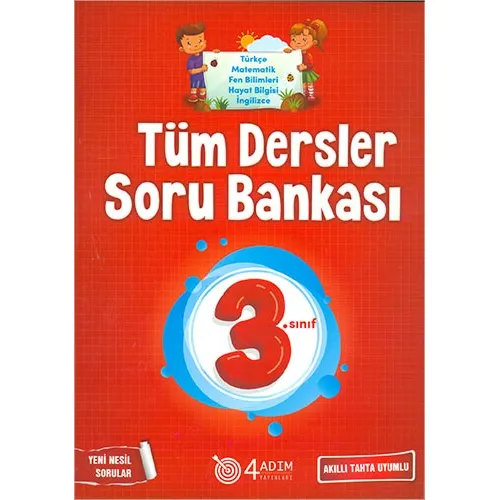 3. Sınıf Tüm Dersler Soru Bankası - Refik Çapar - 4 Adım Yayınları