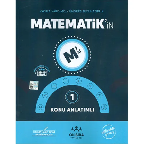 Matematik’in (M’si) Konu Anlatımlı 1 Önsıra Yayınları