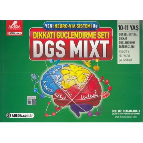 Dikkati Güçlendirme Seti DGS Mixt 10-11 Yaş - Osman Abalı - Adeda Yayınları