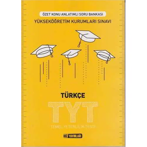 TYT Türkçe Konu Anlatımlı Soru Bankası Hız Yayınları