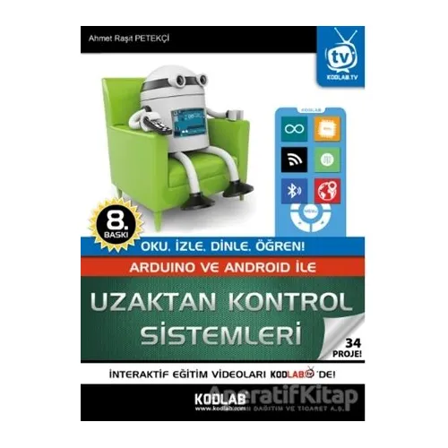 Arduino ve Android İle Uzaktan Kontrol Sistemleri - 34 Proje