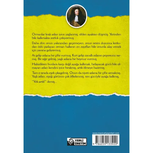 Yaşlı Aslan - La Fontaine Serisi - Maviçatı Yayınları