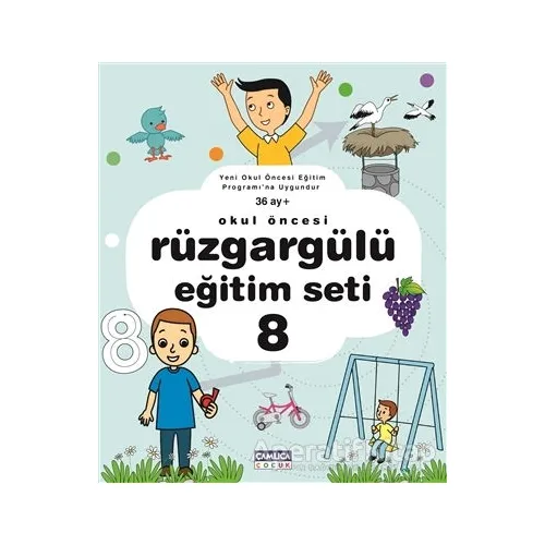 Rüzgargülü Eğitim Seti 8 (36 Ay+) - Fatih Kaynar - Çamlıca Basım Yayın