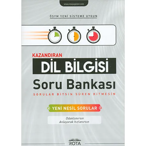 Rota Kazandıran Dil Bilgisi Soru Bankası