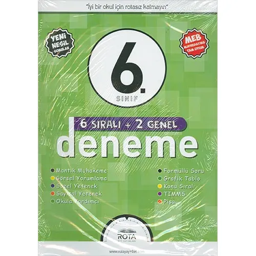 Rota 6.Sınıf 6 Sıralı 2 Genel Deneme