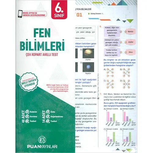 Puan 6.Sınıf Fen Bilimleri Yaprak Test