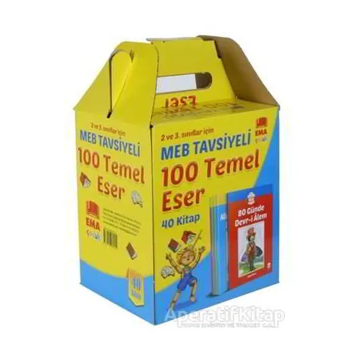 2 ve 3.Sınıflar İçin MEB Tavsiyeli 100 Temel Eser (40 Kitap)