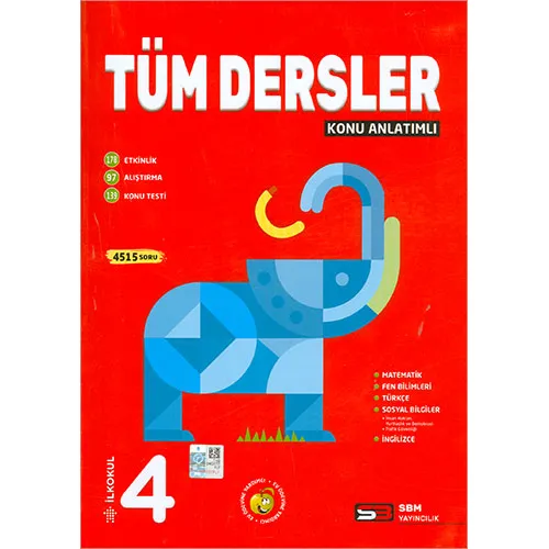 4.Sınıf Tüm Dersler Konu Anlatımlı SBM Yayıncılık