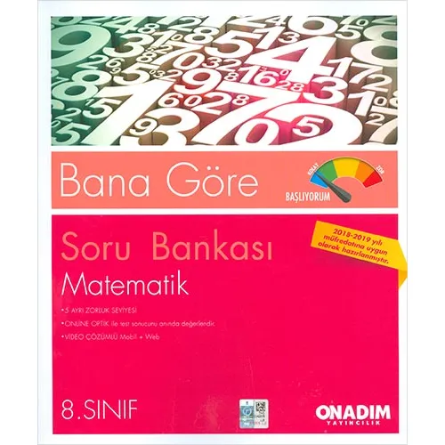 OnAdım 8.Sınıf Matematik Soru Bankası (2 Kitap)