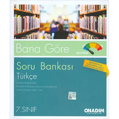 OnAdım 7.Sınıf Türkçe Soru Bankası (2 Kitap)