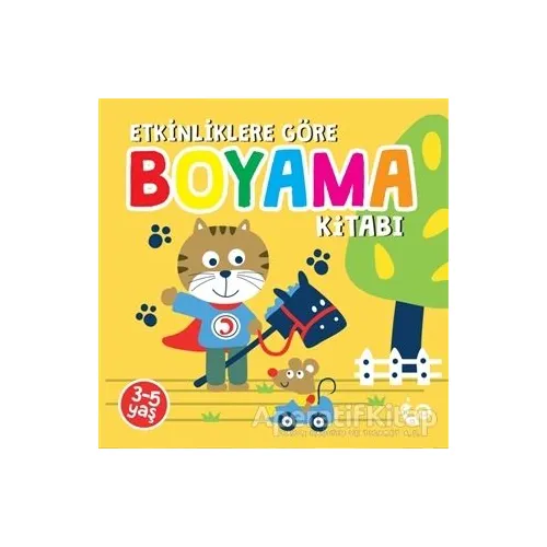 Etkinliklere Göre Boyama Kitabı - Sarı - Sunguralp Şolpan - Çikolata Yayınevi