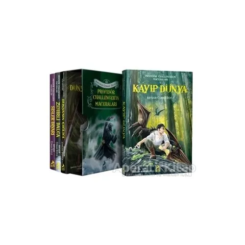 Profesör Challenger’ın Maceraları Seti (4 Kitap Takım) - Sir Arthur Conan Doyle - Ren Kitap