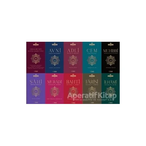 Osmanlı Hanedan Şairleri 10 Kitap Kutulu Set - Kolektif - İdeal Kültür Yayıncılık