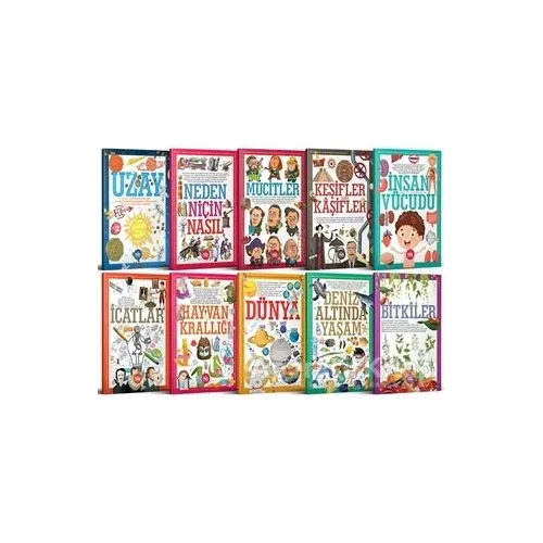 İlk Bilgilerim Kütüphanesi (10 Kitap Takım) - Kolektif - Halk Kitabevi