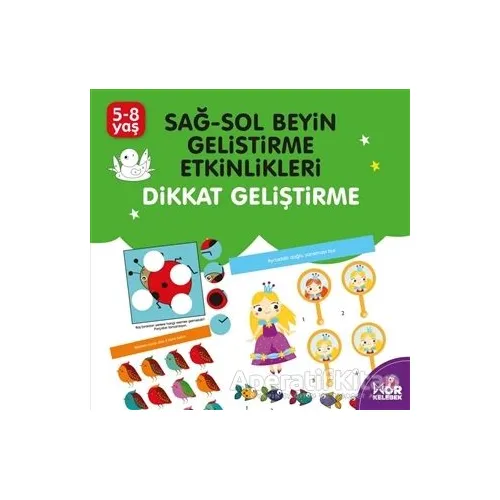 Sağ-Sol Beyin Geliştirme Etkinlikleri Dikkat Geliştirme - Kolektif - Halk Kitabevi