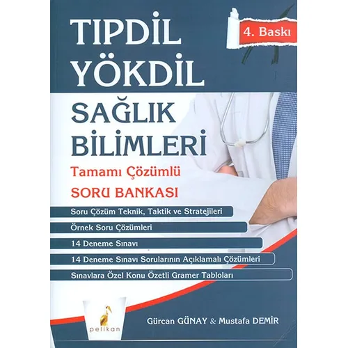 TIPDİL YÖKDİL Sağlık Bilimleri Tamamı Çözümlü Soru Bankası