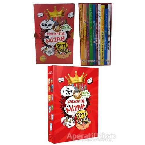 Karikatür ve Mizah Seti (10 Kitap Takım) - Ahmet Altay - Az Kitap