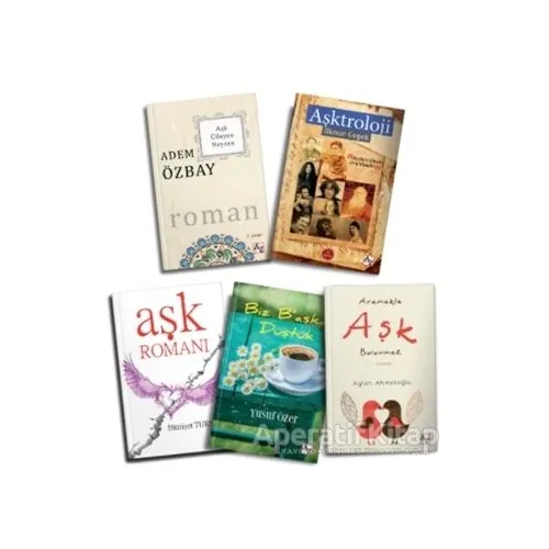 Aşk Seti (5 Kitap Takım) - Kolektif - Az Kitap