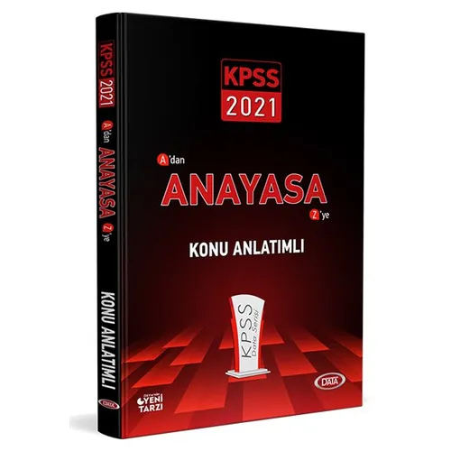 2021 KPSS Anayasa Konu Anlatımlı Data Yayınları