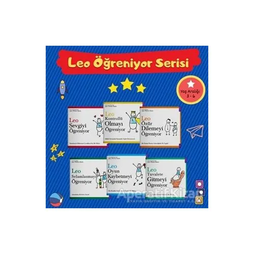 Leo Öğreniyor Serisi (6 Kitap Takım) - Jane Whelen Banks - Sola Kidz