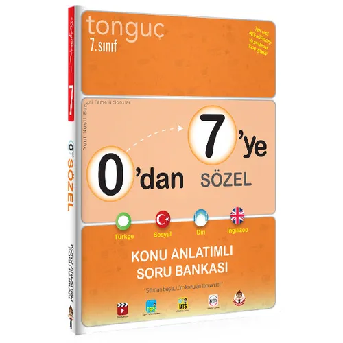 Tonguç 0dan 7ye Sözel Konu Anlatımlı Soru Bankası