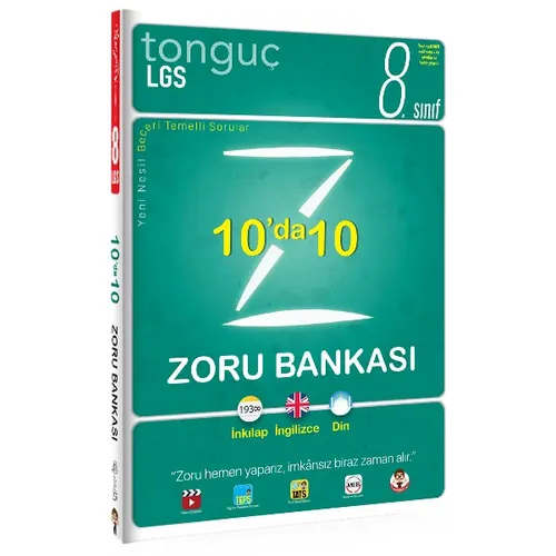 Tonguç 8.Sınıf 10’da 10 Zoru Bankası